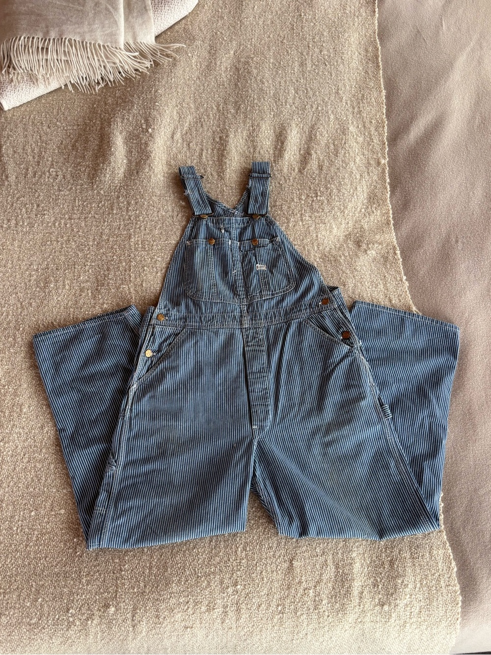 Vintage Lee Engineer Striped Bibs